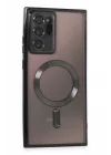 Mey İthalat®  Samsung Galaxy Note 20 Ultra Kılıf Kross Magneticsafe Kapak - Siyah