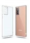 Mey İthalat®  Samsung Galaxy Note 20 Ultra Kılıf Lüx Şeffaf Silikon