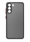 Mey İthalat®  Samsung Galaxy S21 FE Kılıf Montreal Silikon Kapak - Siyah