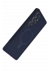 Mey İthalat®  Samsung Galaxy S23 Ultra Regal Magsafe Standlı Kapak - Lacivert