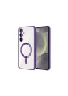 Mey İthalat®  Samsung Galaxy S24 Kılıf Kross Magneticsafe Kapak - Mor