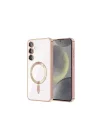 Mey İthalat®  Samsung Galaxy S24 Kılıf Kross Magneticsafe Kapak - Rose