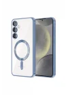 Mey İthalat®  Samsung Galaxy S24 Kılıf Kross Magneticsafe Kapak - Sierra Blue