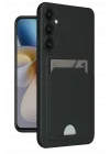 Mey İthalat®  Samsung Galaxy S24 Plus Kelvin Kartvizitli Silikon - Siyah