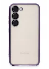 Mey İthalat®  Samsung Galaxy S24 Plus Kılıf  Lensli Silikon - Mor