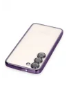 Mey İthalat®  Samsung Galaxy S24 Plus Kılıf  Lensli Silikon - Mor