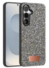 Mey İthalat®  Samsung Galaxy S25 Bright Simli Kapak - Gold