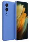 Mey İthalat®  Samsung Galaxy S25 Edge First Silikon - Mavi