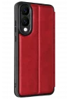 Mey İthalat®  Samsung Galaxy S25 Edge Flip Cover - Kırmızı