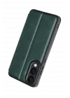 Mey İthalat®  Samsung Galaxy S25 Edge Flip Cover - Koyu Yeşil