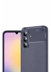 Mey İthalat®  Samsung Galaxy S25 FE Auto Focus Karbon Kapak - Lacivert