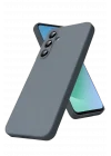 Mey İthalat®  Samsung Galaxy S25 FE Kılıf Nano içi Kadife Silikon - Gri