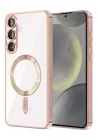 Mey İthalat®  Samsung Galaxy S25 FE Kross Magneticsafe Kapak - Rose