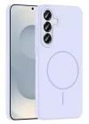 Mey İthalat®  Samsung Galaxy S25 Kılıf Jully Magsafe Kapak - Lila