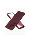 Mey İthalat®  Samsung Galaxy S25 Ultra Kılıf First Silikon - Bordo