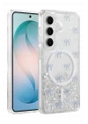 Mey İthalat®  Samsung Galaxy S26 Misk Simli Magsafe Kapak - Desen 3