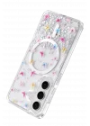 Mey İthalat®  Samsung Galaxy S26 Misk Simli Magsafe Kapak - Desen 4