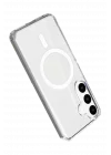 Mey İthalat®  Samsung Galaxy S26 Plus Magneticsafe Şeffaf Silikon - Şeffaf