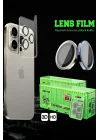 Mey İthalat®  Samsung Galaxy S26 Plus Raze Metal Kamera Lens - Siyah