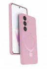 Mey İthalat®  Samsung Galaxy S26 Plus Regal Magsafe Standlı Kapak - Açık Pembe