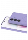 Mey İthalat®  Samsung Galaxy S26 Plus Regal Magsafe Standlı Kapak - Lila