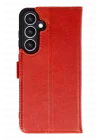 Mey İthalat®  Samsung Galaxy S26 Plus Trend S Plus Kapaklı Kılıf - Kırmızı