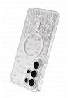 Mey İthalat®  Samsung Galaxy S26 Ultra Misk Simli Magsafe Kapak - Desen 1