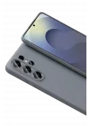 Mey İthalat®  Samsung Galaxy S26 Ultra Nano içi Kadife Silikon - Gri