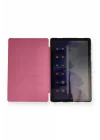Mey İthalat®  Samsung Galaxy T870 Tab S7 11 Kılıf Tablet Smart Kılıf - Pembe