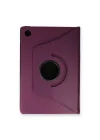 Mey İthalat®  Samsung Galaxy Tab A9 Plus Kılıf 360 Tablet Deri Kılıf - Mürdüm