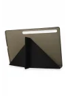 Mey İthalat®  Samsung Galaxy X910 Tab S9 Ultra 14.6 Kılıf Kalemlikli Mars Tablet Kılıfı - Siyah