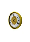 Mey İthalat® Sarı 36 Cm Desenli Dekoratif Duvar Saati