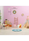 Mey İthalat® Sarı Çocuk Odası Kamelalı Dümen Duvar Saati