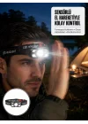 Mey İthalat® Şarj Edilebilir LED Far Hareket Sensörlü 5 Modlu Outdoor Yeni Nesil
