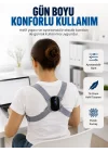 Mey İthalat® Şarjlı Akıllı Dik Duruş Destek Aparatı Ayarlanabilir Omuz Bandı