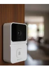 Mey İthalat® Şarjlı Akıllı Kapı Zili 85° Geniş Açı Mobil Bildirimli