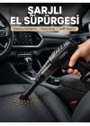 Mey İthalat® Şarjlı Araç İçi El Süpürgesi ve Hava Pompası