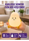 Mey İthalat® Şarjlı Armut Masa Lambası Renk Değiştiren LED Gece Işığı