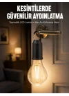 Mey İthalat® Şarjlı Aydınlatma Ampul Tasarımlı Ambians Işık Askılı Kamp Lambası