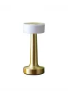Mey İthalat® Şarjlı Gold Mantar Masa Lambası Dimmer Ayarlı Kablosuz LED Lamba