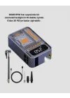 Mey İthalat® Şarjlı Kablosuz Hava Pompası – 150 PSI Basınç, LED Ekran ve 6000mAh Batarya