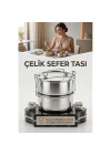 Mey İthalat® Sefer Tası Paslanmaz Çelik Yemek Kabı 17 cm 2 LİTRE 721367