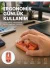 Mey İthalat® Şeffaf Kablosuz Mouse Bluetooth Bağlantılı Sessiz Tıklama Yeni Nesil