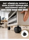 Mey İthalat® Sehpa ve Ekipmanlar İçin 4 cm Kilitsiz Ayak Tekli