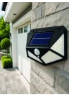 Mey İthalat® Sensörlü Solar Bahçe Lambası Geniş Açılı LED Aydınlatmalı Balkon Garaj ve Bahçe Işığı
