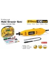 Mey İthalat® SGS 5260 Hobi Gravür Seti 130 Watt 211 Parça