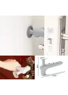 Mey İthalat® Silikon Duvar Koruyucu Kapı Stoperi GRİ