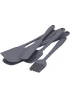 Mey İthalat® Silikon Spatula ve Fırça Seti