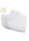 Mey İthalat® Silikon Topuk Çorabı Beyaz Renk