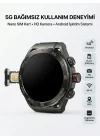 Mey İthalat® SIM Kartlı 5G Android Akıllı Saat HD Kamera Wi-Fi GPS Uygulama Yükleyebilen